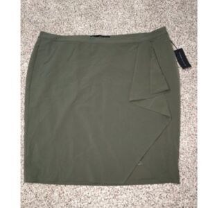 MYNT 1792 Skirt Plus Size 26W Womens Green NWT